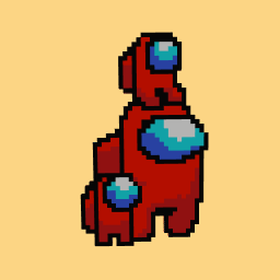 Among Us pixel art