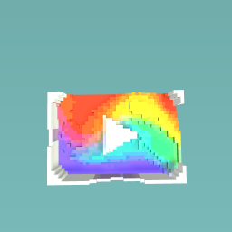 Rainbow play button