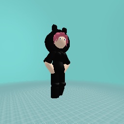 Girl in a bear costume remake
