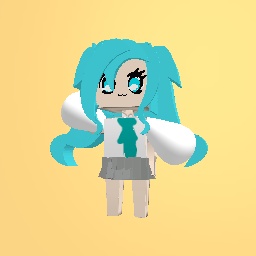 Hatsumi miku! And yes i am a weeb