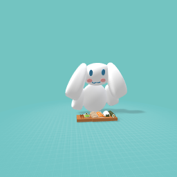 Cinnamaroll’s sushi is too small!
