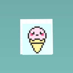 Cute pixle ice cream!!