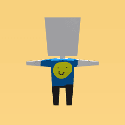 Blue/Yellow Happy face shirt