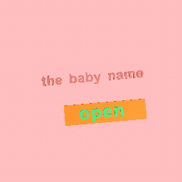the winning baby name