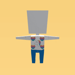 Unicorn shirt and jeans