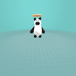 panda with halo