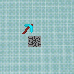 diamond pickaxe in minecraft