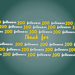 thank for 100 folowers