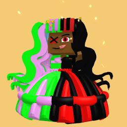 Half demon half candy girl