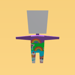 Blue,green and purple only outfit