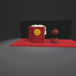 Popcorn and soda