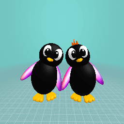 Twin penguins!!! Save the tigers and penguins!