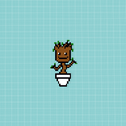 Groot Pixel Style