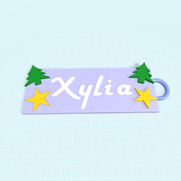 Christmas name tag