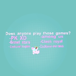 Does anyone play those games?