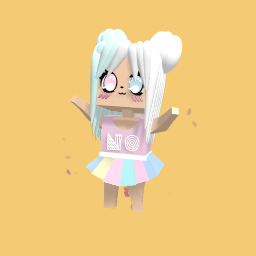 Cotton candy girl￼