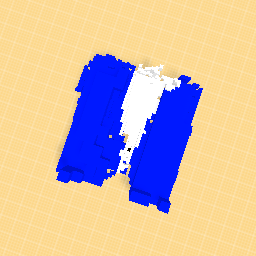 Jacket whats blue and white with black sipper