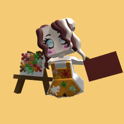 When you have a messy art gurl with no mouth ( eww)