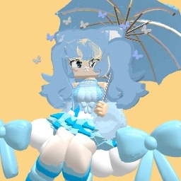 cute blue