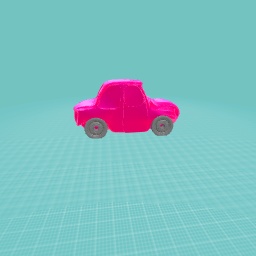 Hot pink car