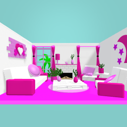 cute pink room