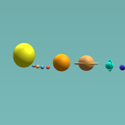 Mercury Venus Earth Mars Jupiter Saturn Uranus Neptune