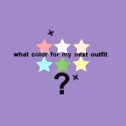 what color for my next outfit