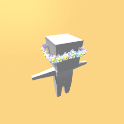 Flower headband with unicorn horn