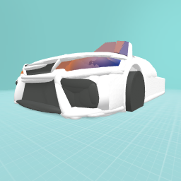 Half done police car