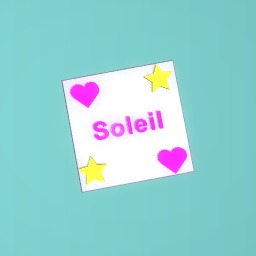 That is my middle name soleil