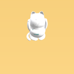 cat and yarn (garbage)