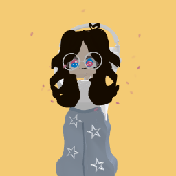 OC me (chibi style) with ponytail