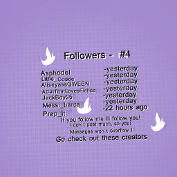Followers - #4
