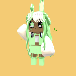 A little green bunny