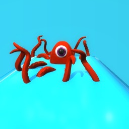 The bigest one eye octopus