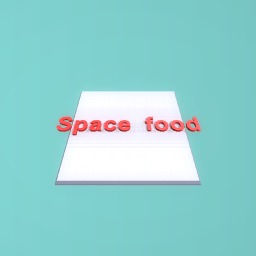 They didnt say what kind of space food