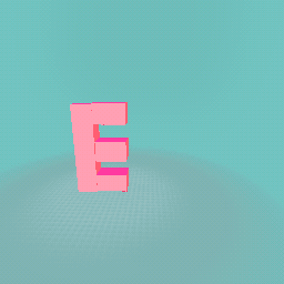 the pink E