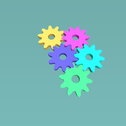 unicorn and cotton candy color mechien