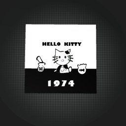 I made hello kitty goth 0:
