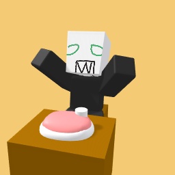 Persuer eating fresh meat