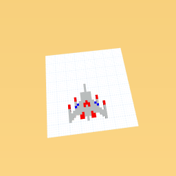 space invaders ship pixel art