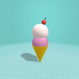 Ice-cream(strwberry&vanilla)