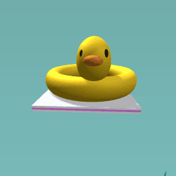 Rubber duckie floatie