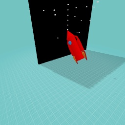 Space ship going to space