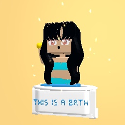 *arhh much better* bath time