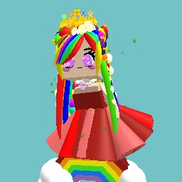 The rainbow girl