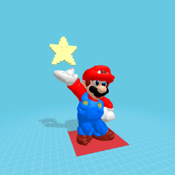 Mario With Super Star