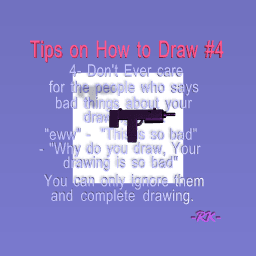 Tips on How to draw #4