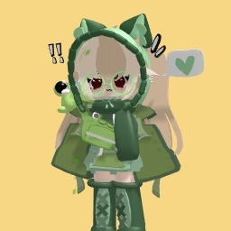cute frog girl
