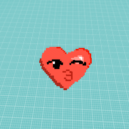Kissy Face Emoji Heart